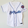 Amarillo Sod Poodles ADULT White Iron-On Patch Replica Home Jersey