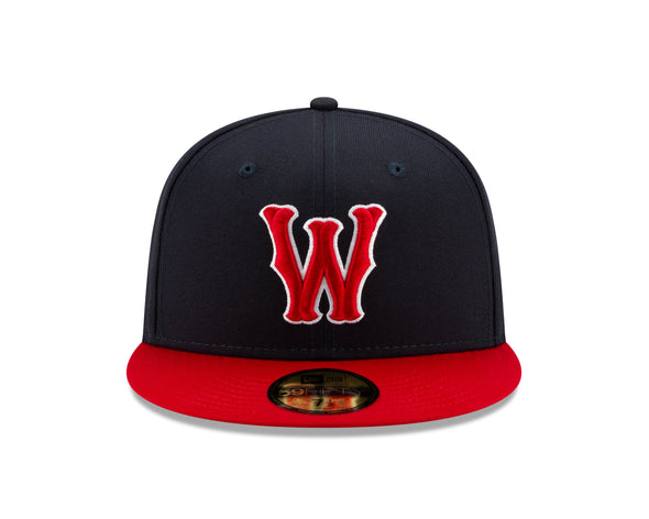 Worcester Red Sox New Era Navy/Red Classic W On-Field 59FIFTY Hat