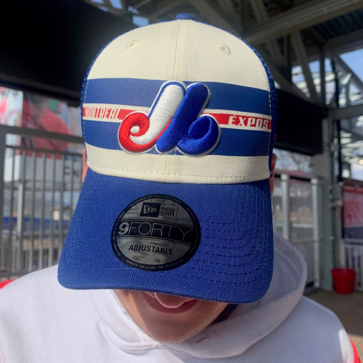 Montreal Expos Team Stripe 9Forty Snapback – Minor League Baseball