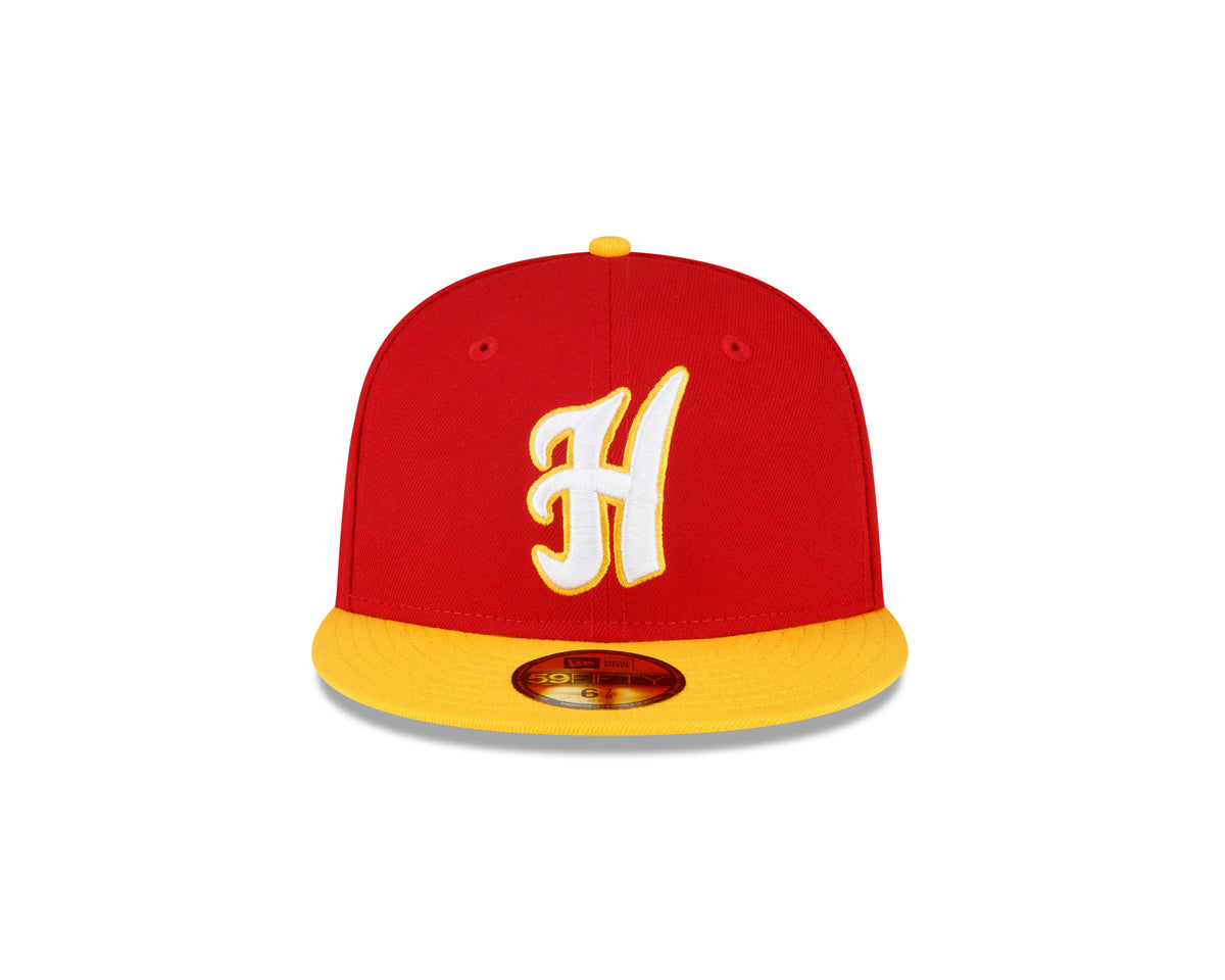New Era 59Fifty Hawaii Islanders Logo Hat - Red, Black – Hat Club