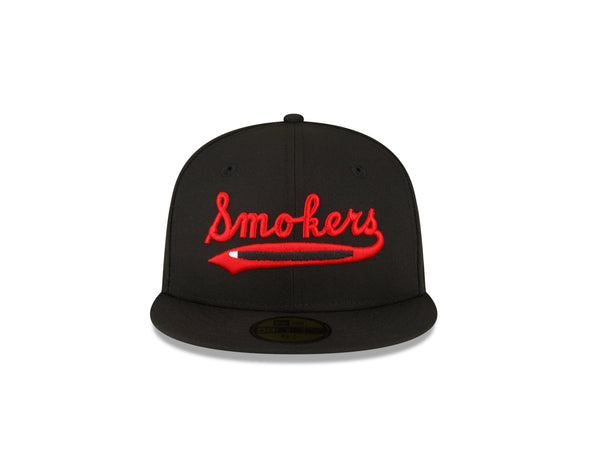 Tampa Smokers Hometown Collection New Era 59FIFTY Black Fitted Cap