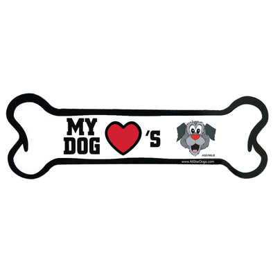 Worcester Red Sox All Star Dogs Woofster Dog Bone Magnet