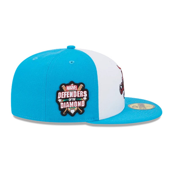 Hickory Crawdads 2024 New Era Marvel's Defenders of the Diamond 59Fifty Fitted Cap