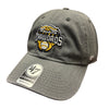 Hickory Crawdads '47 Charcoal App State Cleanup Adjustable Hat