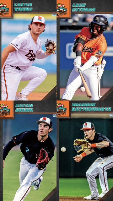 2025 Baysox Baseball Trading Cards UPDATE Set