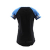 Ladies Black Primary Raglan Scoop Laced T-shirt
