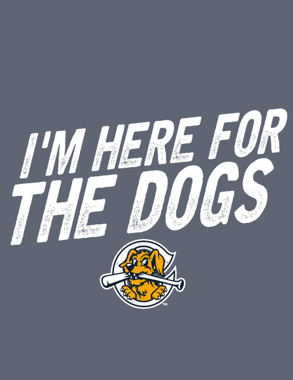 Charleston RiverDogs I'm Here For The Dogs Navy Tee