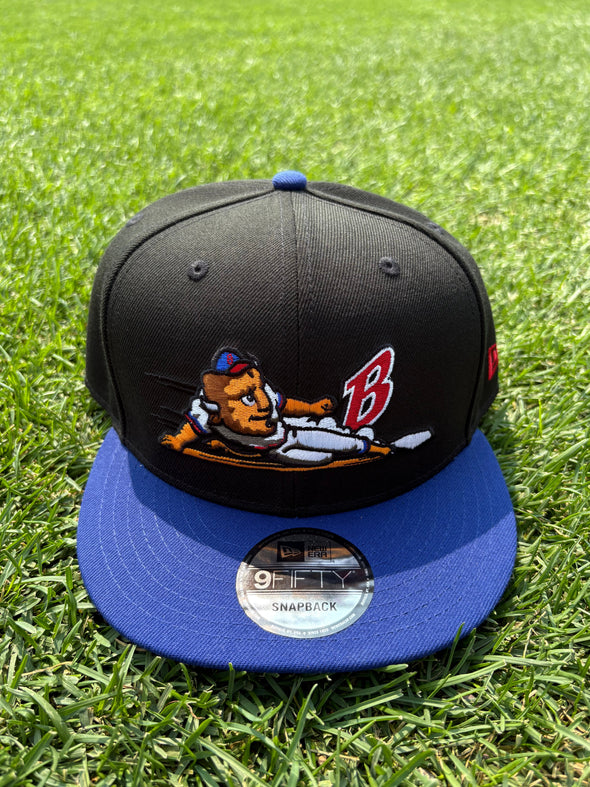 Buffalo Bisons Reverse Retro Royal Black 950 Snapback Adjustable Cap