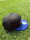 Buffalo Bisons Reverse Retro Royal Black 950 Snapback Adjustable Cap