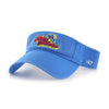 San Antonio Missions Flying Chanclas De San Antonio '47 Brand Primary Logo Blue Clean Up Visor