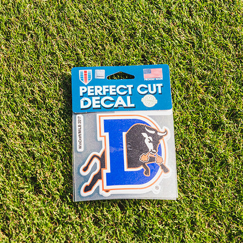 Durham Bulls Wincraft Die Cut D Logo Decal