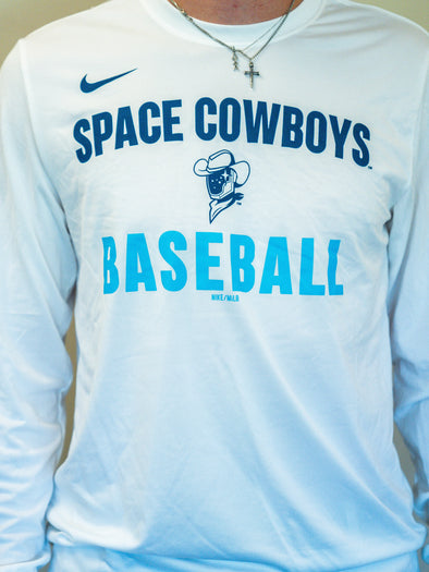 Sugar Land Space Cowboys Nike Long Sleeve Tee Legend