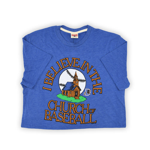 Durham Bulls Homage Royal Church of Baseball Tee