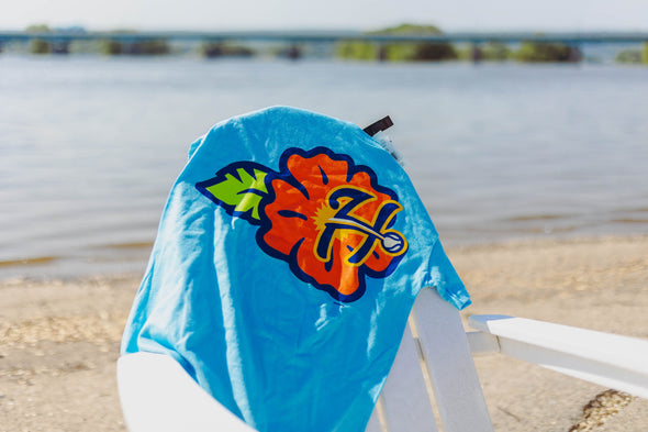 Harrisburg Senators Luau Cap Logo Tee