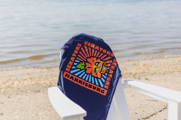 Harrisburg Senators Luau Sun Spot Tee
