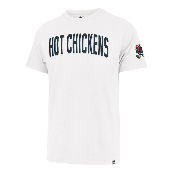 Nashville Sounds '47 Brand White Wash Franklin Fieldhouse Hot Chickens Tee