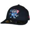 New Era 59-50 Low Profile Black Flag Fitted Cap