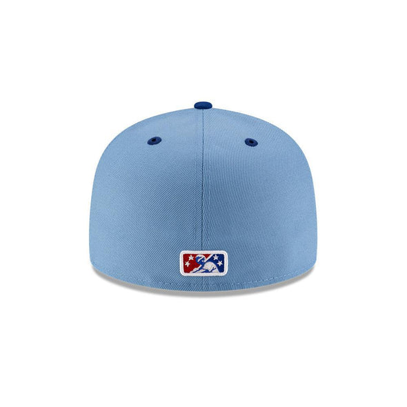 Nashville Sounds New Era 59FIFTY Sky Blue Royal Throwback Hat