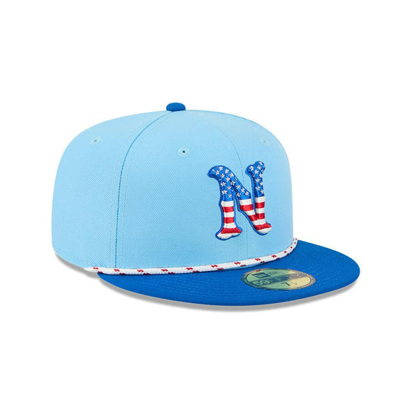 Nashville Sounds New Era 59FIFTY 2025 On Field July 4th Hat