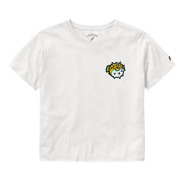 Jersey Shore BlueClaws TNC Locals White Crop Tee