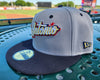 San Antonio Missions Road Script 5950 Fitted Cap