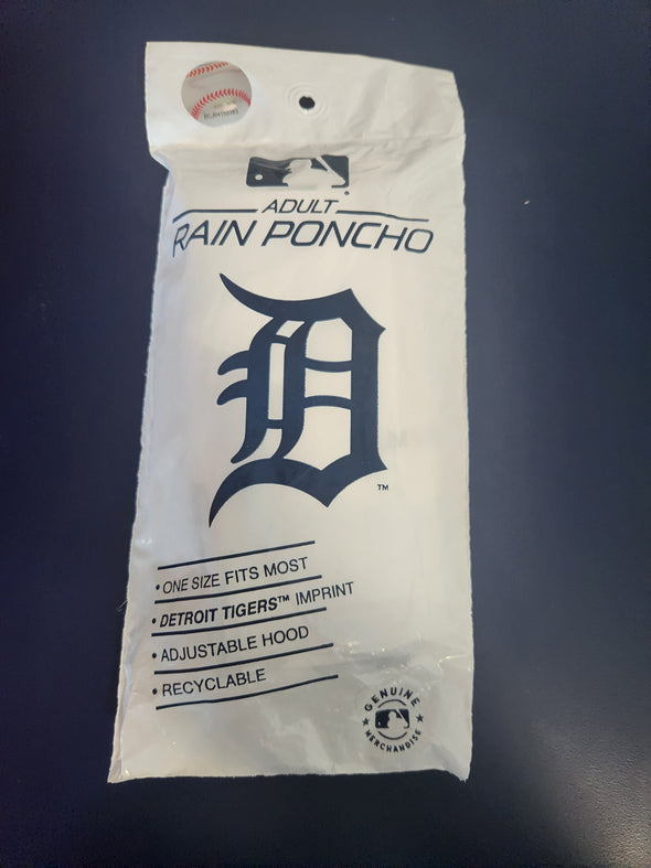 Detroit Tigers Rain Poncho