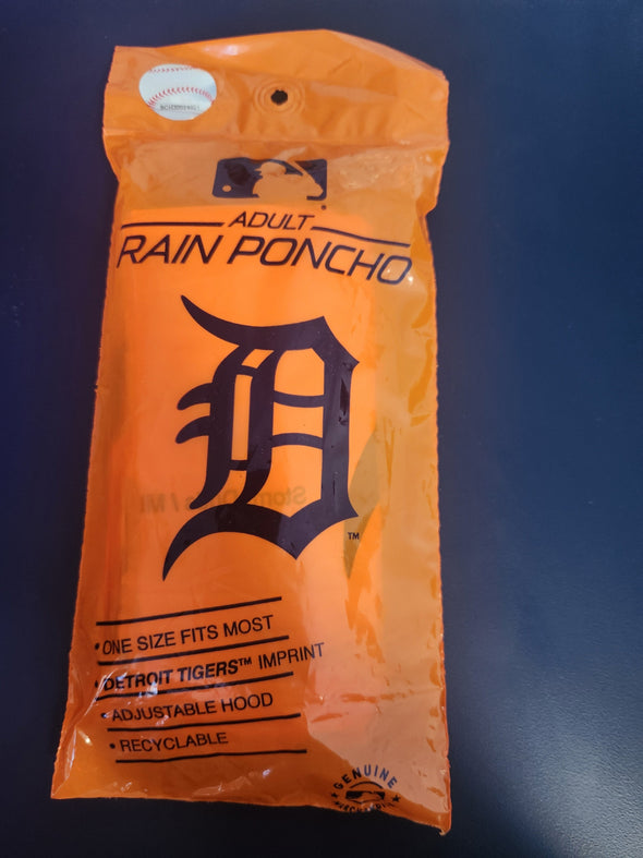 Detroit Tigers Rain Poncho