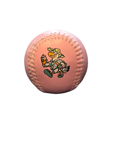 Biloxi Beach Chicken Baseball in Pink