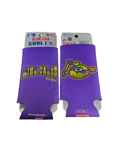 Biloxi King Cake Slim Can Cooler/Koozie