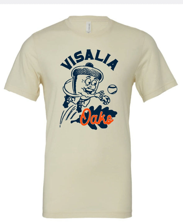 Old School Visalia Oaks/Acorn Tee
