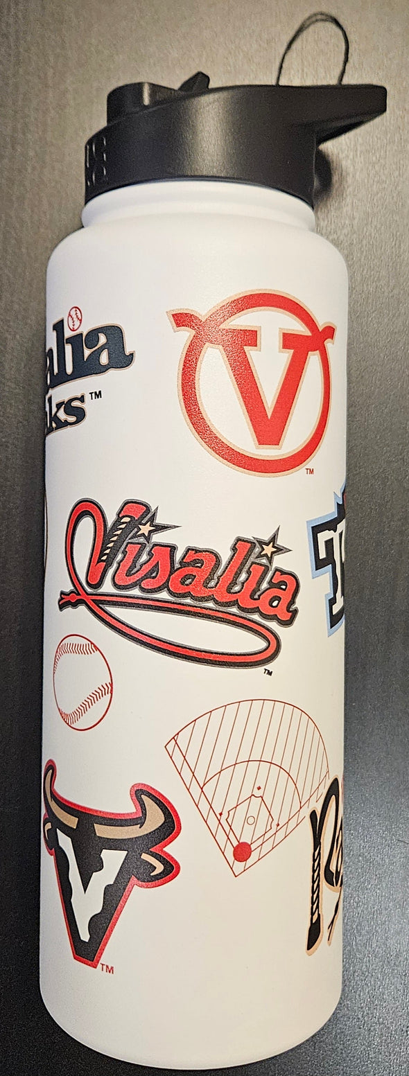 Stainless Steel Visalia Logos 34 oz Tumbler