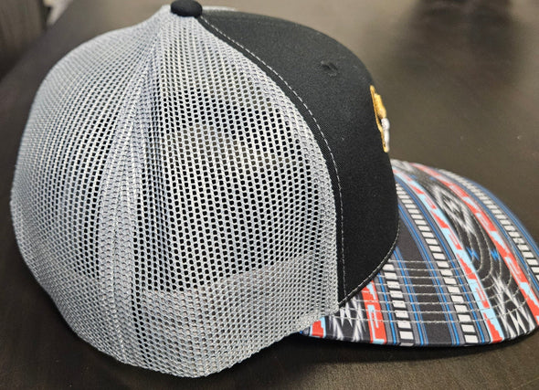 Black/Tribal Toros Snapback Hat