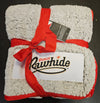 Frosty Fleece Rawhide Sherpa Blanket