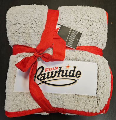 Frosty Fleece Rawhide Sherpa Blanket