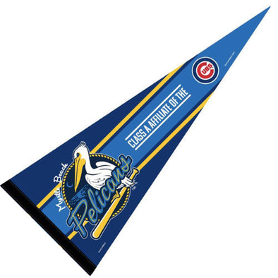 Myrtle Beach Pelicans Wincraft Chicago Cubs Affiliate Premium Felt Pennant