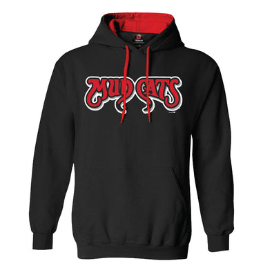 Carolina Mudcats Black Home Script Contrast Hood