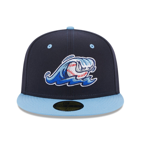 West Michigan Whitecaps New Era Authentic Alternate Navy/Sky Fitted 59FIFTY Cap