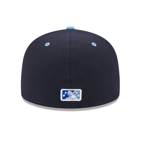 West Michigan Whitecaps New Era Authentic Alternate Navy/Sky Fitted 59FIFTY Cap