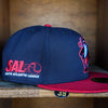 Rome Emperors New Era 59FIFTY Navy Scarlet Fitted