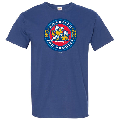 Amarillo Sod Royal Crest Logo Tee