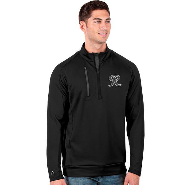 Tacoma Rainiers Antigua Black Generation 1/2 Zip