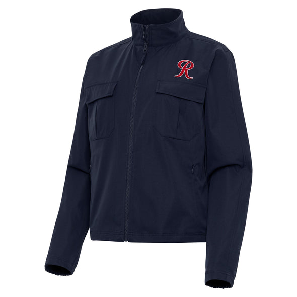 Tacoma Rainiers Antigua Women's Navy Even Par Jacket