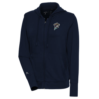 Sugar Land Space Cowboys Antigua Women's Fleece Full Zip Moving - FINAL SALE