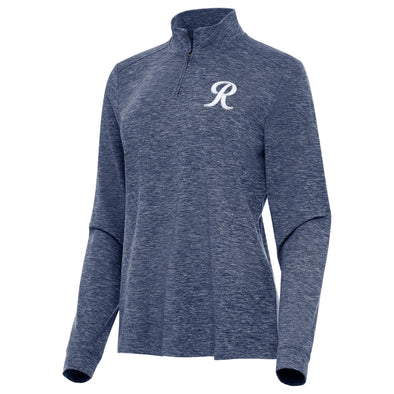 Tacoma Rainiers Antigua Women's Navy Heather Mentor 1/4 Zip