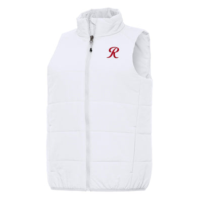 Tacoma Rainiers Antigua Women's White Experience Puff Vest