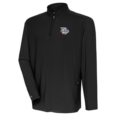 Lehigh Valley IronPigs Mens Black 1/4 Zip