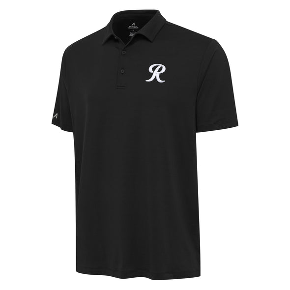 Tacoma Rainiers Antigua Black Reprocess Polo