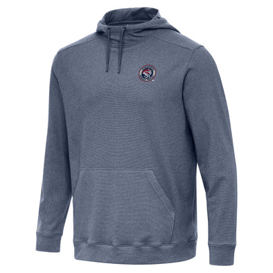 BRP NEW!  Heather Navy Super Soft Fleece Hoodie Pullover