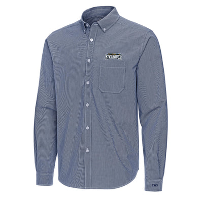 Charleston RiverDogs Antigua Navy Porter Woven Button Down Shirt