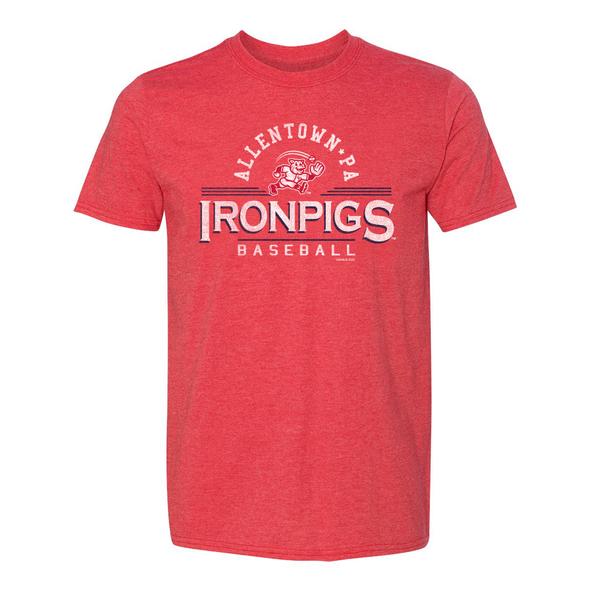 Lehigh Valley IronPigs Faux Back Label Tee